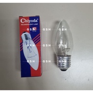 (2 PCS) CHIYODA C-35 25W/ 40W/ 60W E27 INCHANDELIER BULB ( CLEAR / FROSTER )