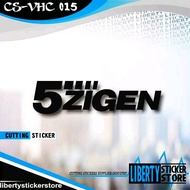 Select Color & Sizebebas | cutting stiker 5 Zigen | Cutting Sticker 5 Zigen | 5zigen stickers | Stic