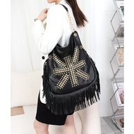 Liuding Shoulder Bag Soft Leather Flow Bag Portable Diagonal Large Bag