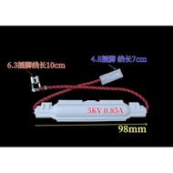 Grans Microwave Oven High Voltage Fuse with Shell Microwave Fuse Tube Kit 5KV0.85A