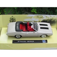 NEW RAY 1/43 Classic Car Oldsmobile 442 W-30 Cream 1970 Convertible Car 10cm Diecast Car