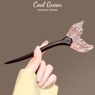 High-quality glass fishtail hairpin - luxury women's hair accessory VIP68