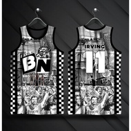 2021 Brooklyn Nets Kyrie Irving Comics Jersey | IRVING 11 | DURANT 7 | Full Sublimation Jersey