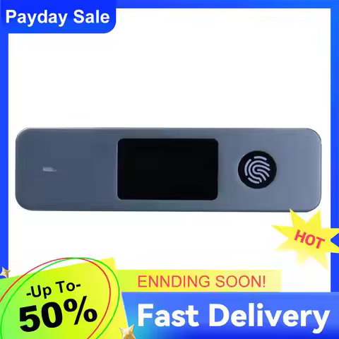 SSD Hard Drive Case M-Key B +M Key Portable SSD Case Visual Fingerprint Encrypted External Enclosure