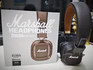 Marshall (brown) Major 2 Bluetooth Headphones 藍牙耳機耳筒-啡色