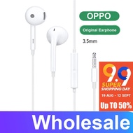 OPPO Original Earphone R15 Whosale half In-Ear Headphones F9 F11 Pro F1s A37 A5s A3s