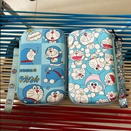 Cute Doraemon Charger Gadget Pouch|Power bank Bag|Travel Gadget bag with Hand Strap