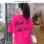 Women's BLACKDOKI-ADLV PRINTING T-Shirt, Modern basic T-Shirt With Thick cotton oversize full tag