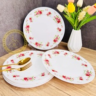 OCARINA | OPAL 🇲🇾 10.5” Buffet Plates (6pcs) Giacomo Opal Glassware Opal Dinner Set Viral Pinggan Ka