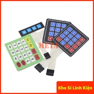 Keyboard stickers - Keyboard matrix - Matrix Keyboard 1x4, 3x4, 4x4, 5x4