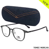แว่นตา แฟชั่น fashion TOMEE MORGAN รุ่น 1811-2 กรอบแว่นตา วินเทจ vintage สำหรับตัดเลนส์ มัลติโค๊ท Mu