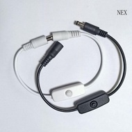 NEX 1PC DC5521 Power Extension Cable for LED Strips and CCTV Cameras