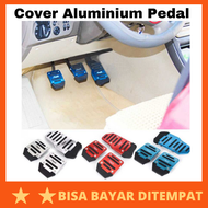 Cover Aluminium Pedal Gas Rem Kopling Mobil / Cover Case Sarung Pelindung Penutup Tutup Pedal Pijaka
