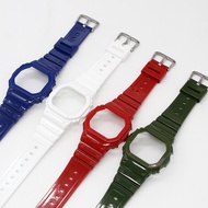 Strap and Bezel for DW5600 5000 5025 5030 / GW-B5600 / GWX-5600 Watchband Waterproof Watch Band Stra
