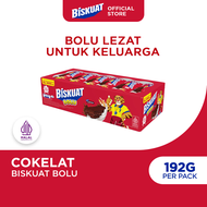 Biskuat Bolu 192g Bolu Rasa Cokelat dengan Krim Rasa Cokelat