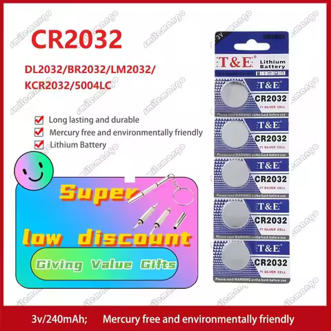 2-50PCS Original CR2032 230mAh CR 2032 DL2032 ECR2032 Lithium Battery Watch Calculator Car Key Remot