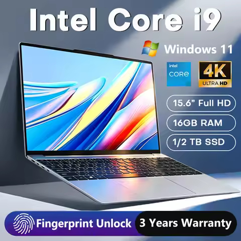 Portable Laptop Fingerprint Unlock Notebook 16GB RAM 1TB SSD Gaming Laptop Computer intel i9 10980HK