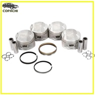 4pcs Engine Piston &Rings Set For 2000-2006 Toyota Celica GTS Matrix Corolla 1.8 2ZZGE Car Accessori