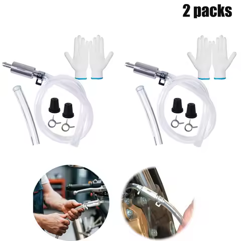 1/2 Sets Brake Bleeder Tool Kit for Motorcycle,Brake Bleeder Hose One Way Check Valve, Way Check Val