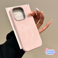 INS Style Simple Bowknot Casing For Realme 15T 15 14 Pro Plus 14X C75X C75 C73 C71 Narzo 80 Lite Not