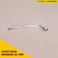 INNOVA FORTUNER CAR WHEEL WRENCH 21 MM METAL MATERIAL S45C SILVER