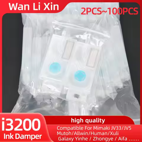 2PCS~100PCS i3200 Print head damper Compatible for Epson 4720 i1600 Printhead Solvent Eco-solvent In