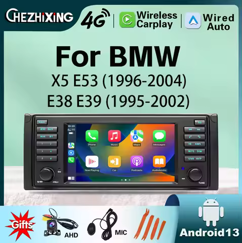 7" Android Car Radio Touch Screen Multimedia Player For BMW E53 E39 X5 E38 M5 1995-2003 GPS Navigati