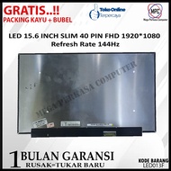 15.6 Inch Slim 40 Pin FHD 1920X1080 144Hz 120hz Laptop Led