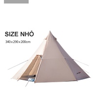Lều cắm trại Lều kim tự tháp BSWOLF có mái hiên thoáng mát lều dã ngoại camping cao cấp cho 6-8 ngườ