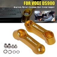 FOR VOGE DS900 900DS DS 900 DS900X Rearview Mirror Extend Motorcycle CNC Mirrors Riser Extension Bra