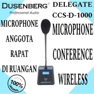 DUSENBERG DELEGATE CCS-D-1000 WIRELESS CONFERENCE MIC, MEETING ANGGOTA MICROPHONE