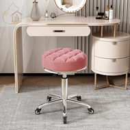 Beauty salon hairdressing stool with wheels, adjustable height, swivel work stool, manicure round st