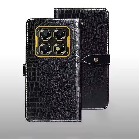 Flip Case For Oukitel WP60 5G Case Crocodile Pattern Leather Case Card Slots Cover For Oukitel WP60 