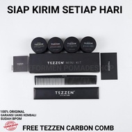TEZZEN POMADE TEZZEN MINI KIT ISI 4 TEZZEN ALPHA BRAVO WATERBASED DELTA CHARLIE CLAY