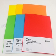Fluorescent Colour Paper 80gsm A4