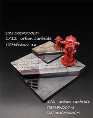 1/12 街道場景情景 Shf mafex hasbro marvel legends figma figure