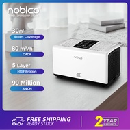 Nobico Air purifier For Home And Room,High-Efficiency Composite HEPA &amp; Activated Charcoal Filter  Purification of PM2.5,Prevent Pollen And Other Allergens,Decomposes Formaldehyde,Anion,Negative Ionize With Aromatherapy[Lifetime free filter]