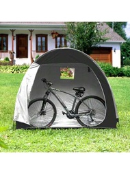 1套室外自行車棚收納重型牛津布儲物帳篷,適用於摩托車自行車