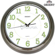 [100% Original] ORIENT Wall Clock QUARTZ OD177 MATT GRAY Jam Dinding OD 177 GLOW IN DARK