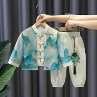 Children Ancient Costume Hanfu Boy Chinese Style Suit Boy Tang Suit High-End One Year Old Baby Chine