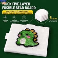 TPIKAJ Bead Board, Multi Layer Layered Structure Fuse Bead Board,  Space Saving Super High Five Laye