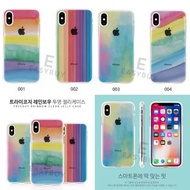 🇰🇷 Korea TRYCOZY Rainbow Clear Jelly Case 韓國 TRYCOZY 彩虹款式 手機 保護套 保護殼 軟殼 果凍矽膠保護套 (多款型號) Apple iPhone1