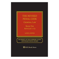 AUTHENTIC The Revised Penal Code Criminal Law Book One (1) 2021 editio by Luis B. Reyes