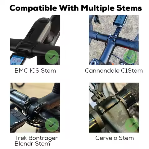 Aluminum alloy Computer Speedometer mount For Bontrager Blendr/BMC ICS/C1/Cervelo Bike Stem Fit Gopr