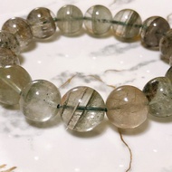 13mm🔮畢業級靚貨綠幽靈水晶手串🔮晶體透🔮幽靈景觀漸變🔮助工作事業財運！ 大買mm 珠