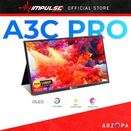 Arzopa A3C Pro Table 13.3'' FHD OLED Portable Monitor Ultra Slim 1080P Full HD FreeSync 100% SRGB Po