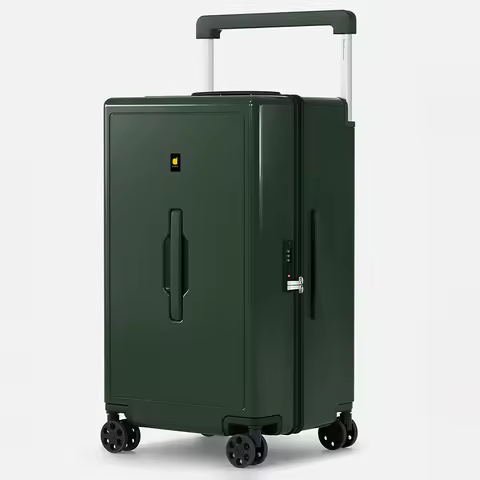 20-inch PC Carry-on Trolley Suitcase with Silent Wheels 30-inch Large Capacity Wide-handle Travel Co