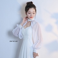 Wedding Accessories Bolero Bridal Party White Cardigan Bww049