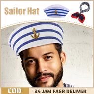 Sailor Hat Captain Ship Hat/ for Costume Kids and Adults Hat/ Party Hat Costume Hat