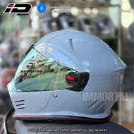 หมวกกันน็อคเต็มใบ ID รุ่น IMMORTAL แว่น2ชั้น Neo Classic แถมฟรีแก็ปหน้า รองรับการติดตั้งบลูทูธ นวมถอ